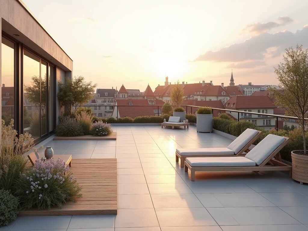 Penthouse über den Dächern von Bad Urach mit Dachterrasse